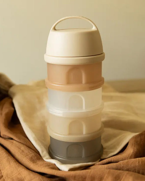 BeabaFormula Milk Container 4 Compartments 0M+ – Clay Earth