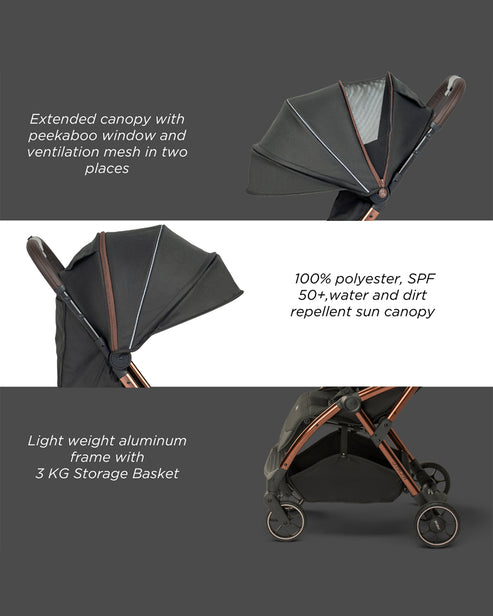Leclerc Baby Stroller Influencer Black And Brown
