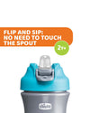 Chicco Kids Pop-Up Cup-Blue-With Soft Silicone Spout-350 ml