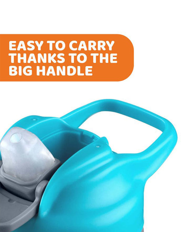 Chicco Kids Pop-Up Cup-Blue-With Soft Silicone Spout-350 ml