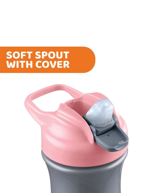 Chicco Kids Pop-Up Cup-Pink-With Soft Silicone Spout-350 ml