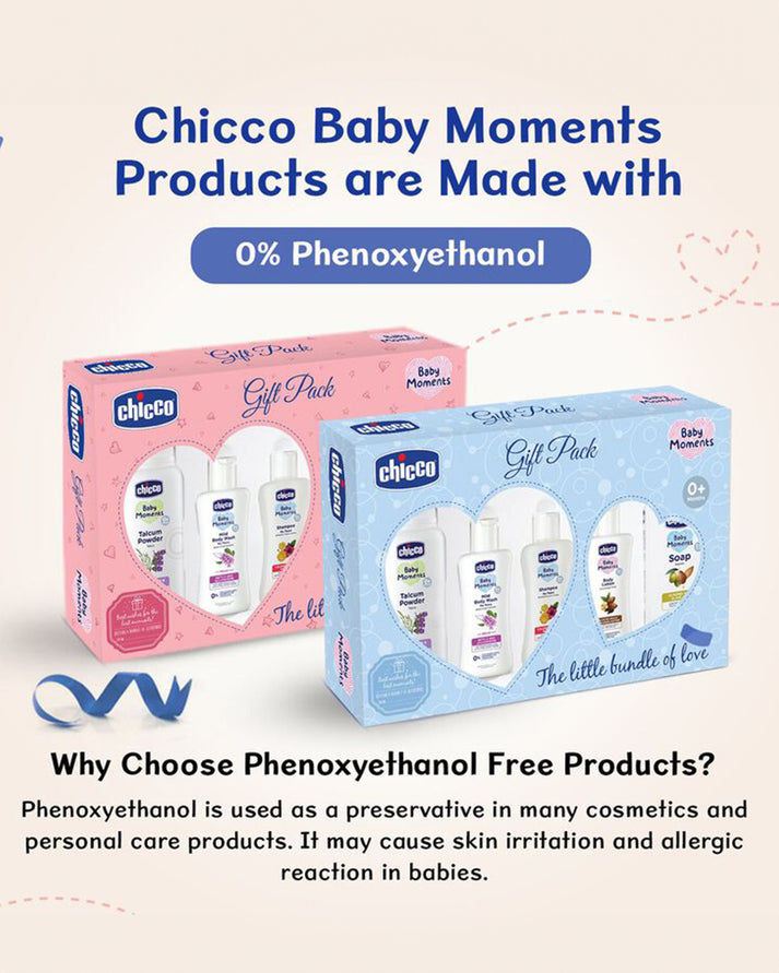 Chicco Baby Essential Gift Pack Set Pack of 5 Blue