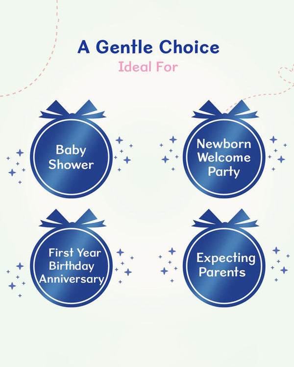 Chicco Baby Delight Green New Born Gift Set-Pack Of 8-Gift For Baby Shower & Baby Birthday - Green