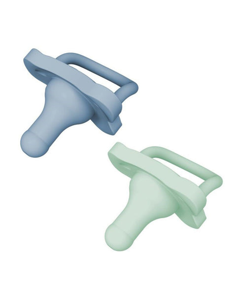 Dr. Brown's HappyPaci Silicone Soother Pack of 2 Blue