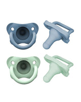 Dr. Brown's HappyPaci Silicone Soother Pack of 2 Blue