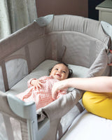 Joie Kubbie™ Sleep Bedside Crib & Travel Cot – Satellite