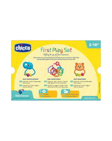 Chicco First Play Rattle Gift Set Pack of 3 Multicolour