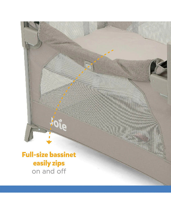 Joie Travel Cot & Bedside Crib Kubbie™ Sleep - Satellite