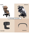 Leclerc Baby Stroller Magicfold Plus Sand