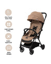 Leclerc Baby Stroller Magicfold Plus Sand