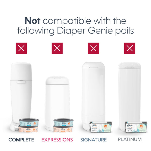 Diaper Genie® Square Refill Holds Upto 270 Newborn Sized Diapers