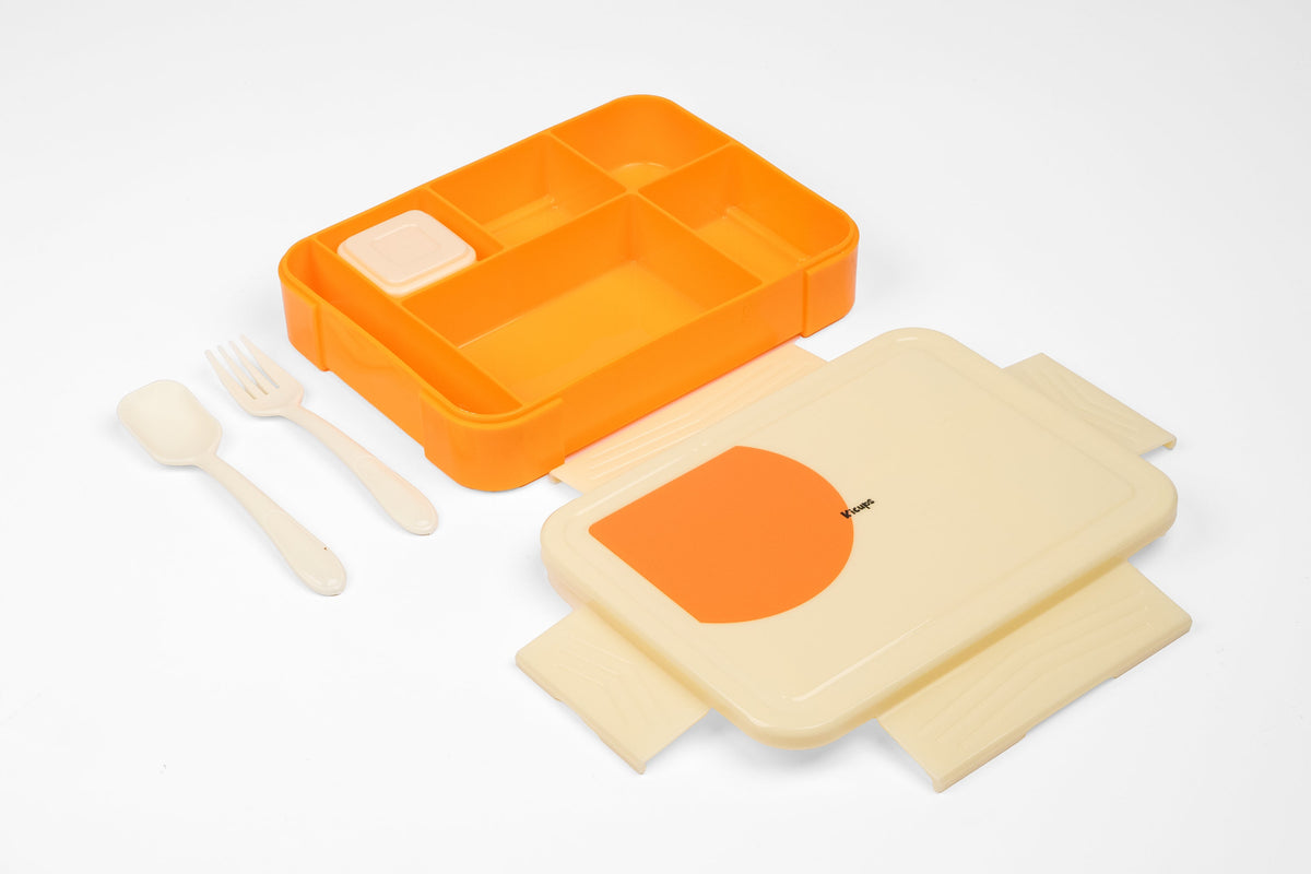 Kicups Tasty Trunk Kids Bento Box 1030 ml Little Builders