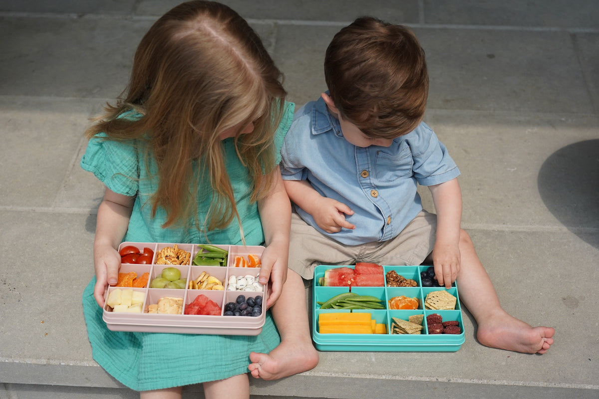 Melii Snackle Box Regular 12 Compartment 48oz – Blue