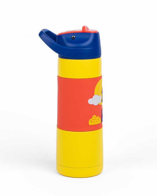Kicups Grip Flow Kids Insulated Steel Bottle - Jungle Gym