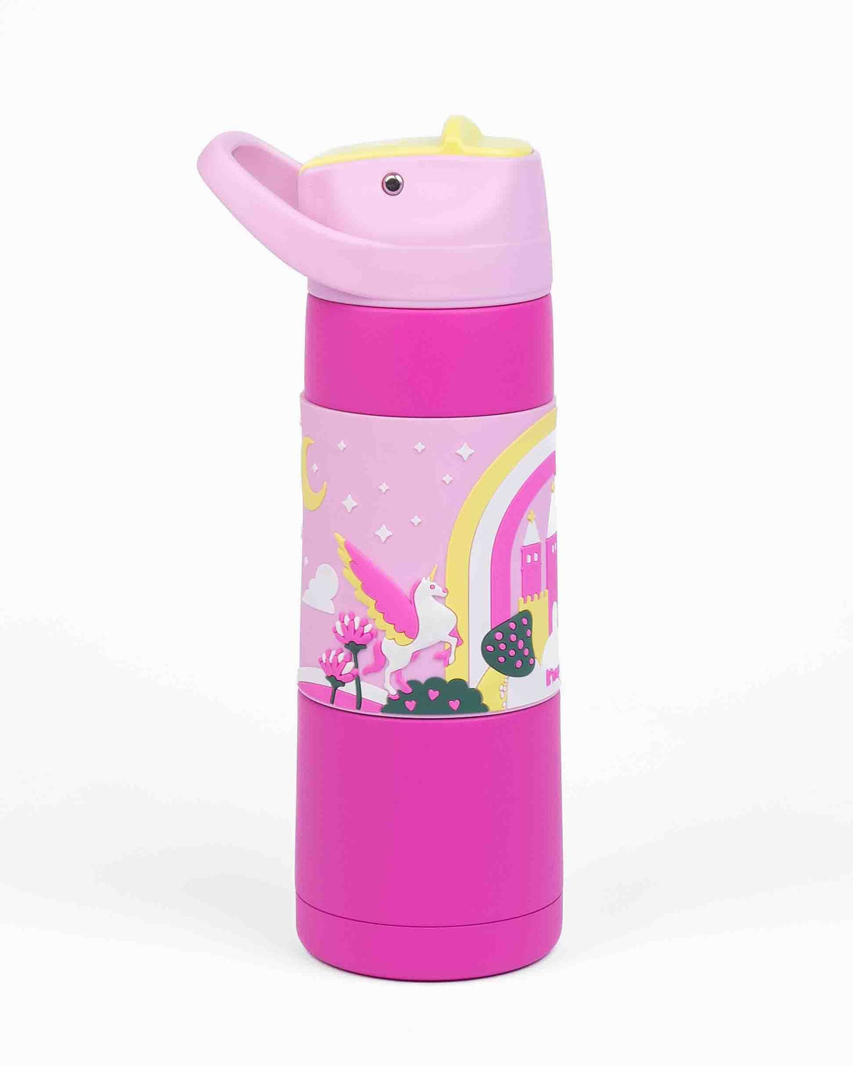KiCups Grip Flow Insulated Straw Bottle 550 ml Whimsical Wonderland