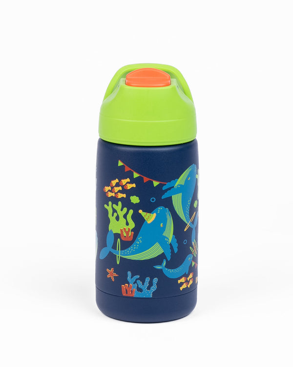 Kicups Little Cup Kids Water Bottle - Fin Fiesta