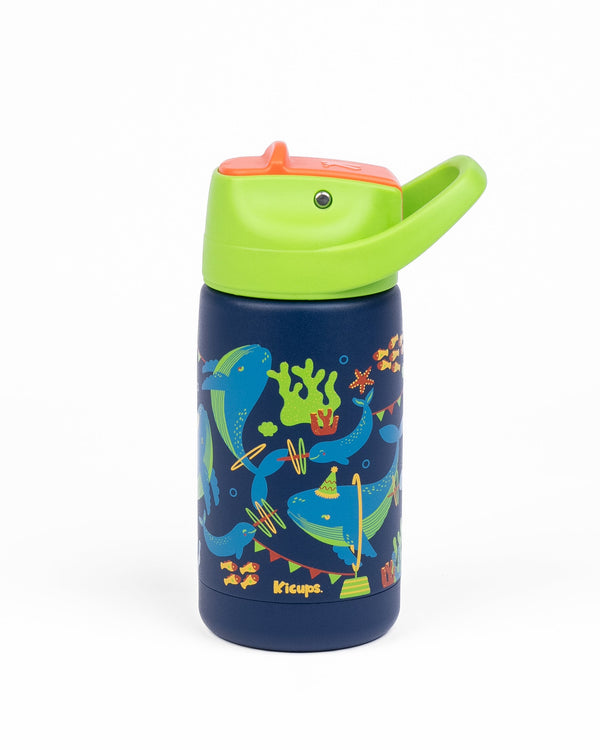 Kicups Little Cup Kids Water Bottle - Fin Fiesta