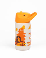 Kicups Little Cup Insulated Straw Bottle 350ml Little Builders