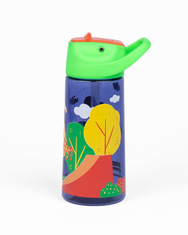 Kicusp Clear Sip Kids Water Bottle - Jungle Gym