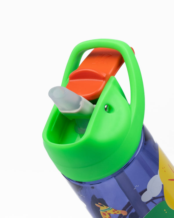 Kicusp Clear Sip Kids Water Bottle - Jungle Gym