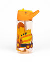 Kicusp Clear Sip Kids Water Bottle - Little Builders