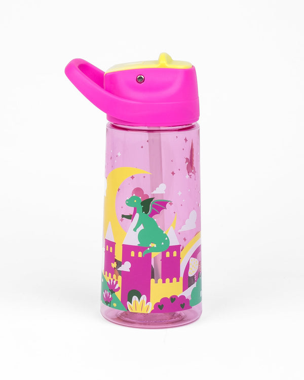 Kicusp Clear Sip Kids Water Bottle - Whimsical Wonderland