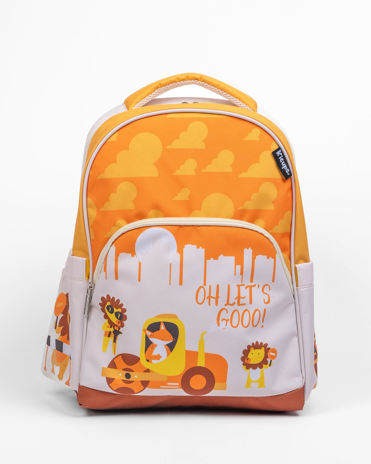Kicups Buddy Bags Kids School Backpack 14.5 Inch Little Builders