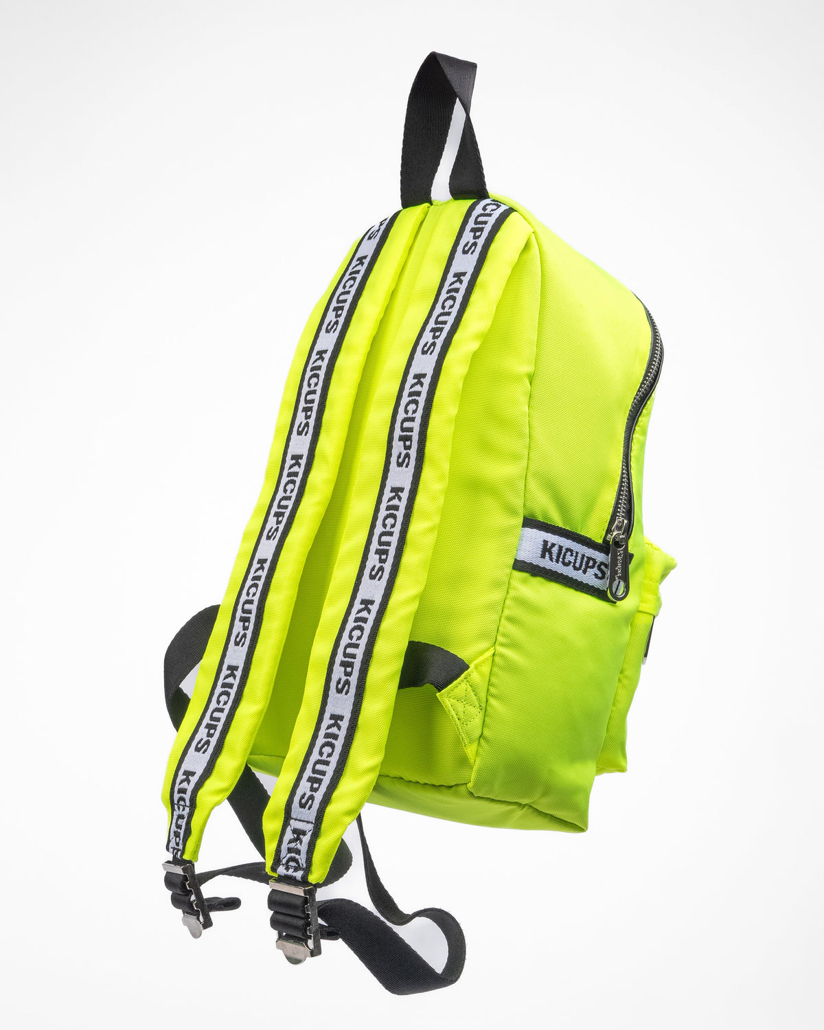 Kicups Tiny Trek Kids School Bag One Size Neon Yellow