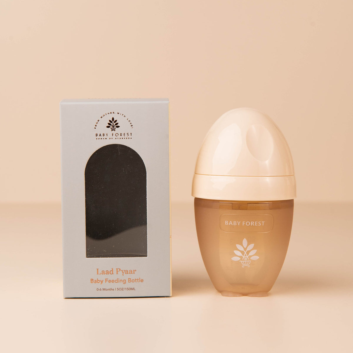 Baby Forest Laad Pyaar Silicone Feeding Bottle 150 ml – Slow Flow