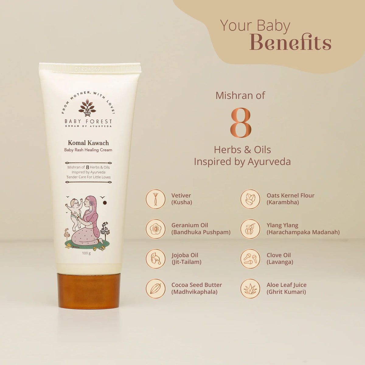 Baby Kawach Komal Kawach Baby Rash Healing Cream