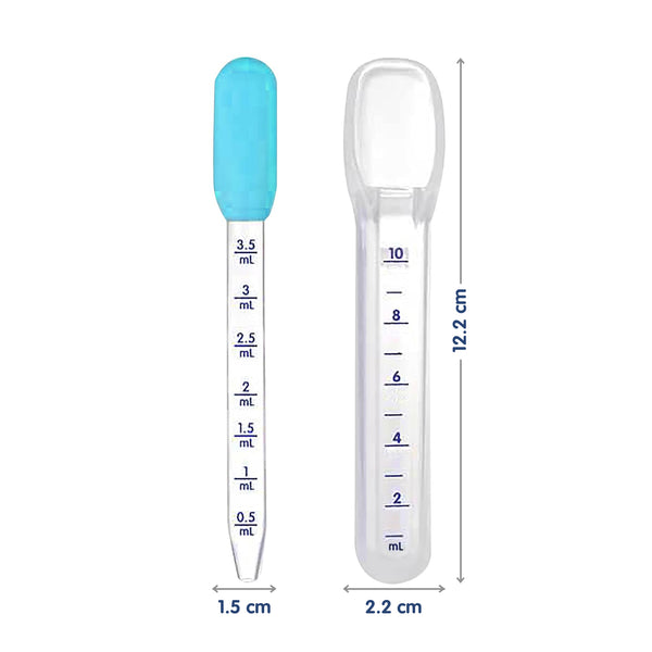Hopop Medicine Spoon & Dropper - Blue