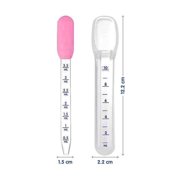 Hopop Medicine Spoon & Dropper Accurate Safe Dosing Tool One Size – Pink