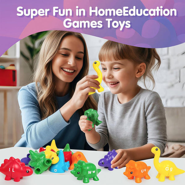 Dino Wise Montessori Alphabet Explorer Set (26 Pcs) 2 Years+