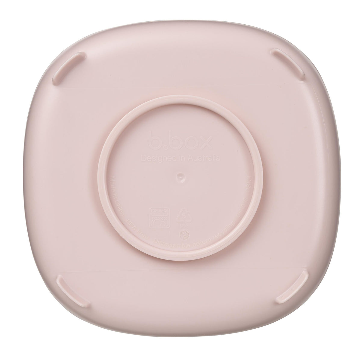 b.box 2 in 1 Divider Suction Plate 430 ml Blush