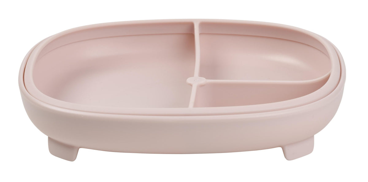b.box 2 in 1 Divider Suction Plate 430 ml Blush