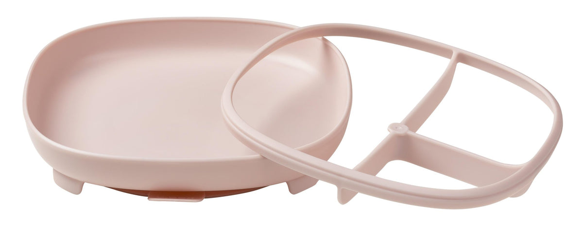 b.box 2 in 1 Divider Suction Plate 430 ml Blush