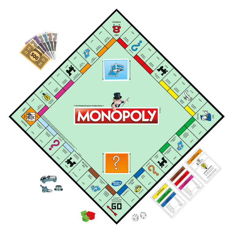 Hasbro Gaming Monopoly Classic 2–6 Players 8Y+ – Multicolor