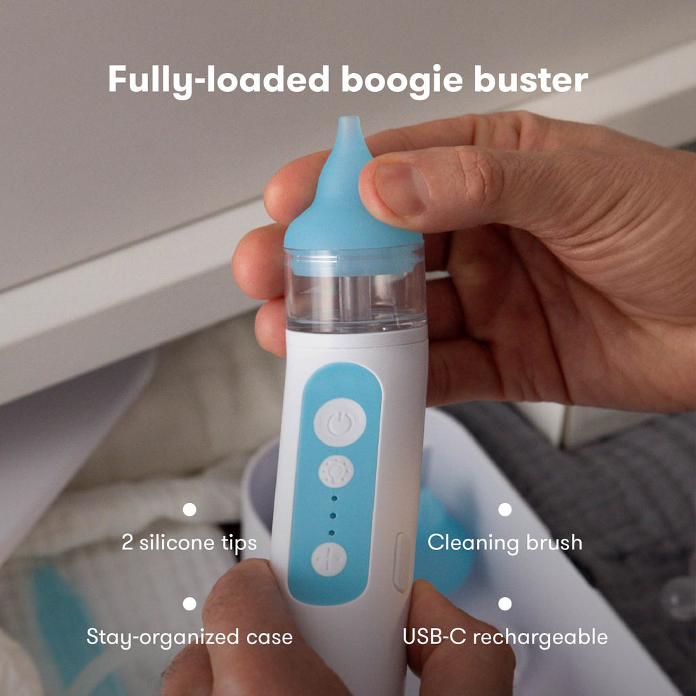 Nasal Aspirator Frida Baby Electric NoseFrida Rechargeable Baby Nasal Aspirator 0M+ – Blue