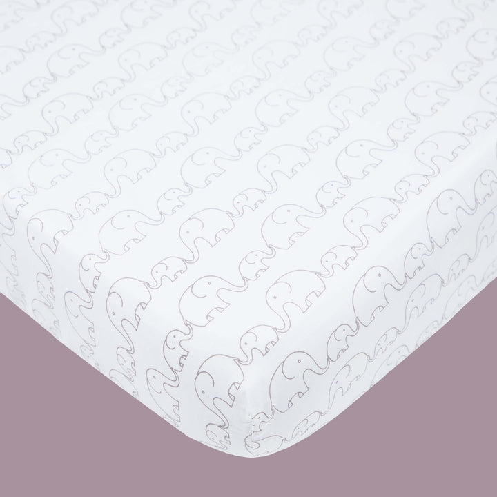 Masilo Organic Cotton Cot Bedding Set – Elephant Parade