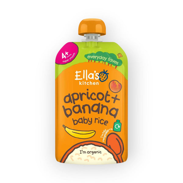Ella’s Kitchen Organic Apricot & Banana Baby Rice 120 g