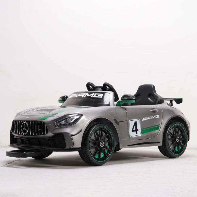 Formula Fun by EMotorad Mercedes-AMG GT4 Ride-On Car 3-6 Years Grey