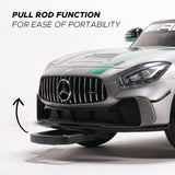 Formula Fun by EMotorad Mercedes-AMG GT4 Ride-On Car 3-6 Years Grey