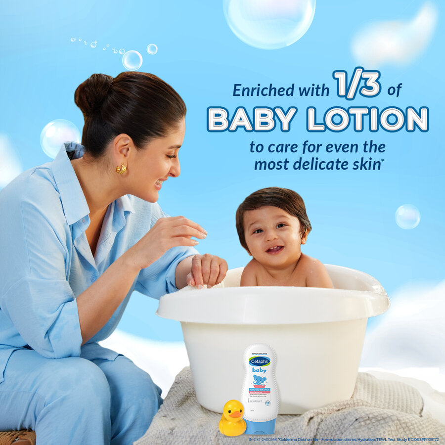 Cetaphil Baby Moisturising Bath & Wash 230 ml Aloe Vera & Almond