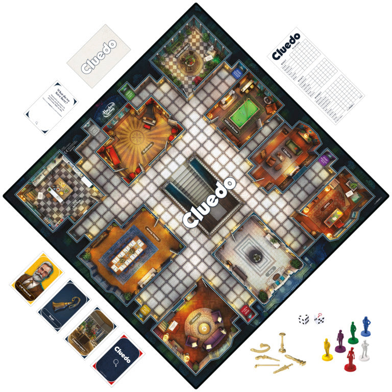 Hasbro Gaming Cluedo 2–6 Players 8Y+ – Multicolor