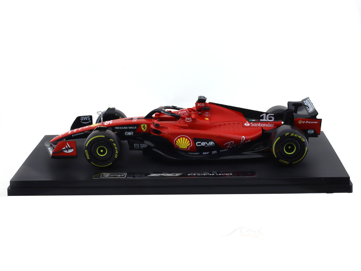 Bburago Ferrari SF-23 #16 Charles Leclerc 2023 1:24 Die-Cast Model