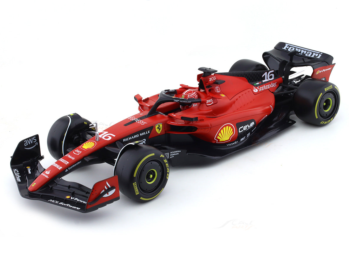 Bburago Ferrari SF-23 #16 Charles Leclerc 2023 1:24 Die-Cast Model
