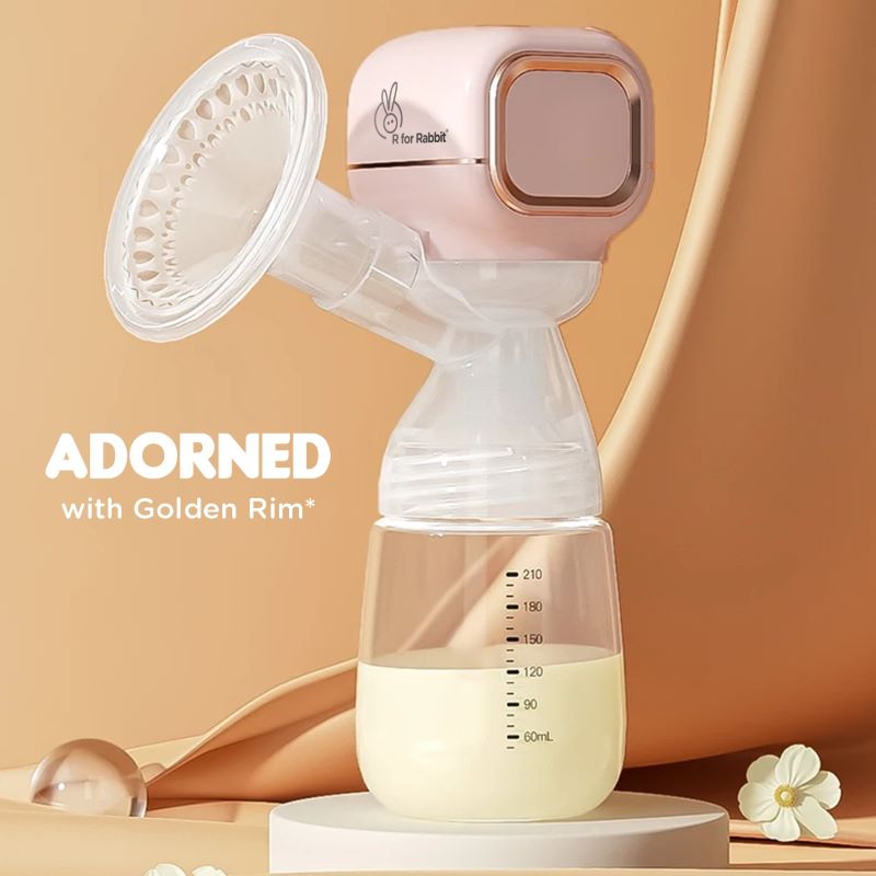 R For Rabbit Breast Pump First Feed Pure Peach