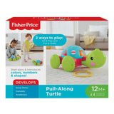 Fisher-Price Pull-Along Turtle One Size Multicolour