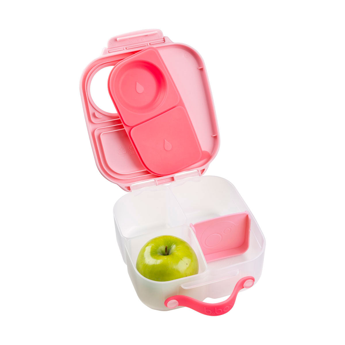 b.box Mini Lunchbox 1 L 18.5 × 17 × 6.7 cm Flamingo Fizz Light Pink