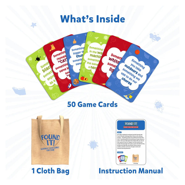 Found It! Double Challenge Edition Smart scavenger hunt (ages 4-7)